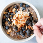 Blueberry Crisp Overnight Oats