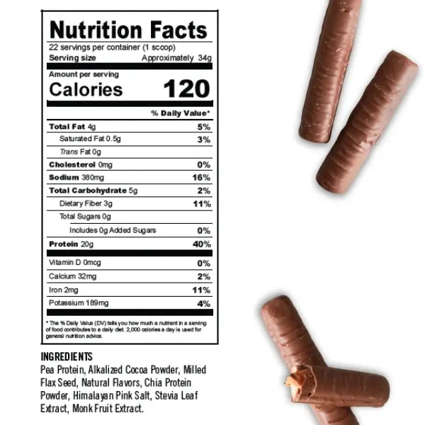 Chocolate Caramel Candy Bar Plant-Based Protein Powder